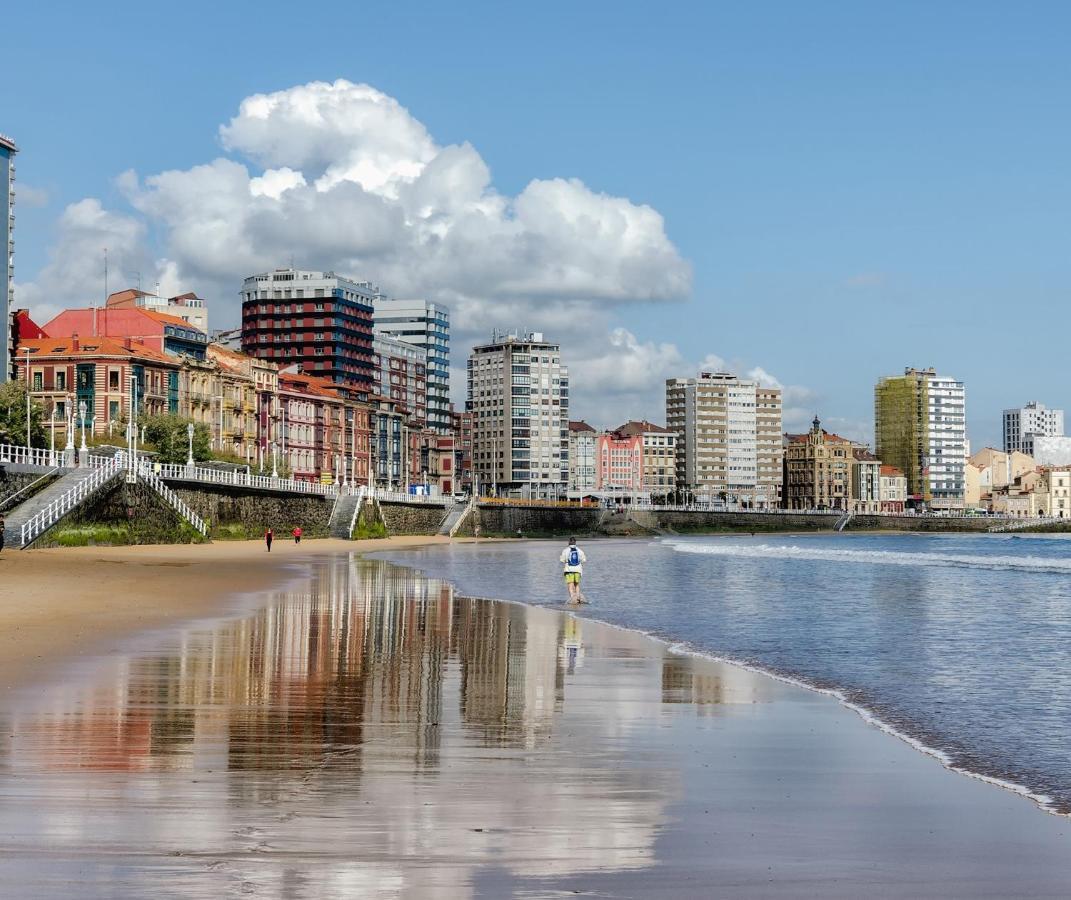 El Primero De Steven - Pegado A Playa De San Lorenzo - Vut-2243-As Gijón Buitenkant foto